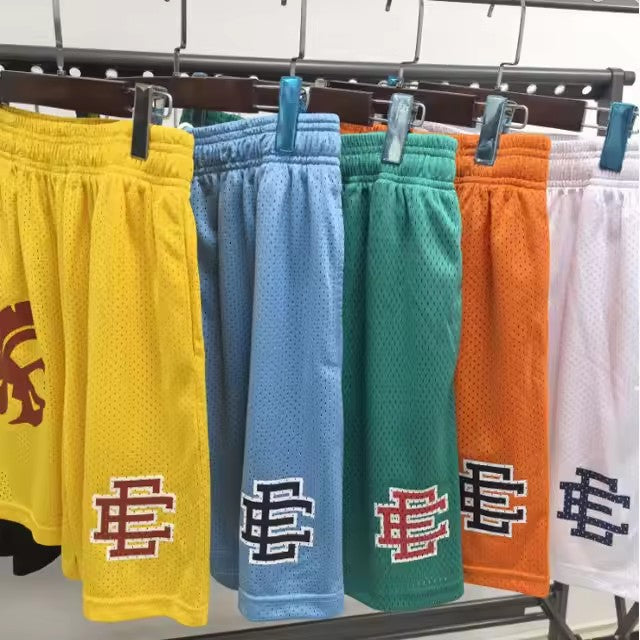 Eric Emanuel EE's new summer gym sports shorts, jogging training mesh, breathable and relaxing