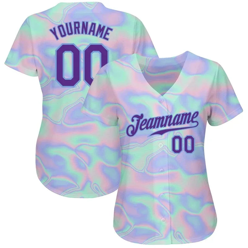 PLSTAR COSMOS Baseball Shirt Custom Name Genuine 3D Printing Summer Baseball Shirt Loose Slim Fit Unisex4