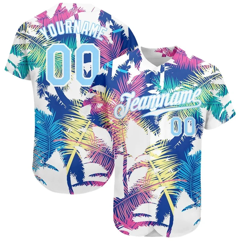 PLSTAR COSMOS Baseball Shirt Custom Name Genuine 3D Printing Summer Baseball Shirt Loose Slim Fit Unisex4