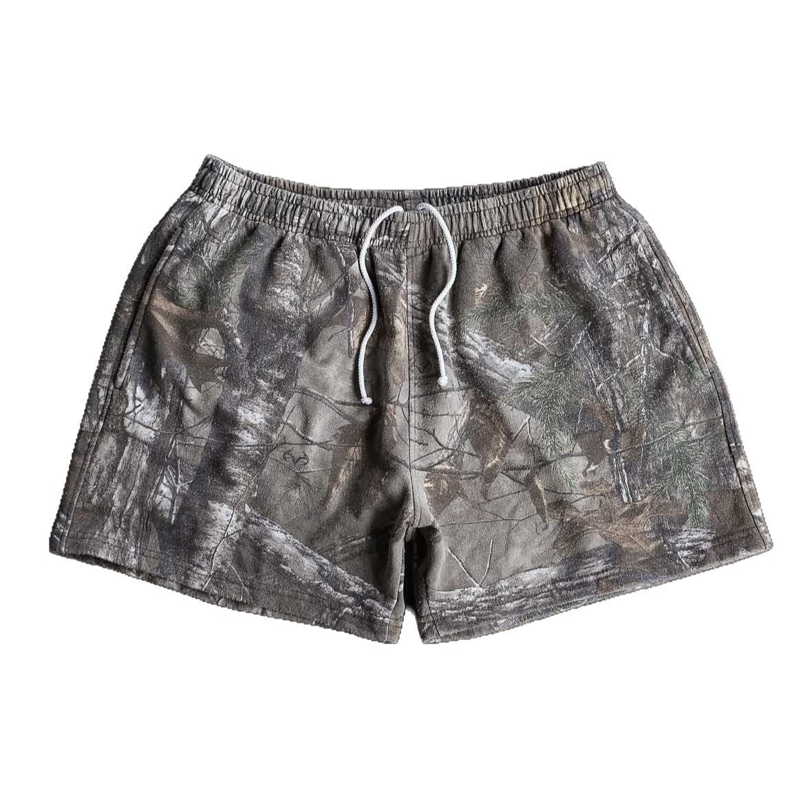 Camo Drawstring Shorts