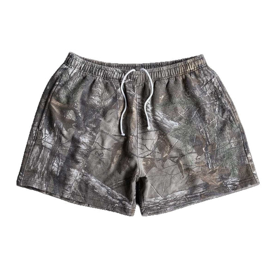 Camo Drawstring Shorts