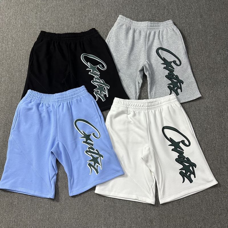 Corteiz classic Evil Island print summer street loose casual hip-hop five-inch shorts for men