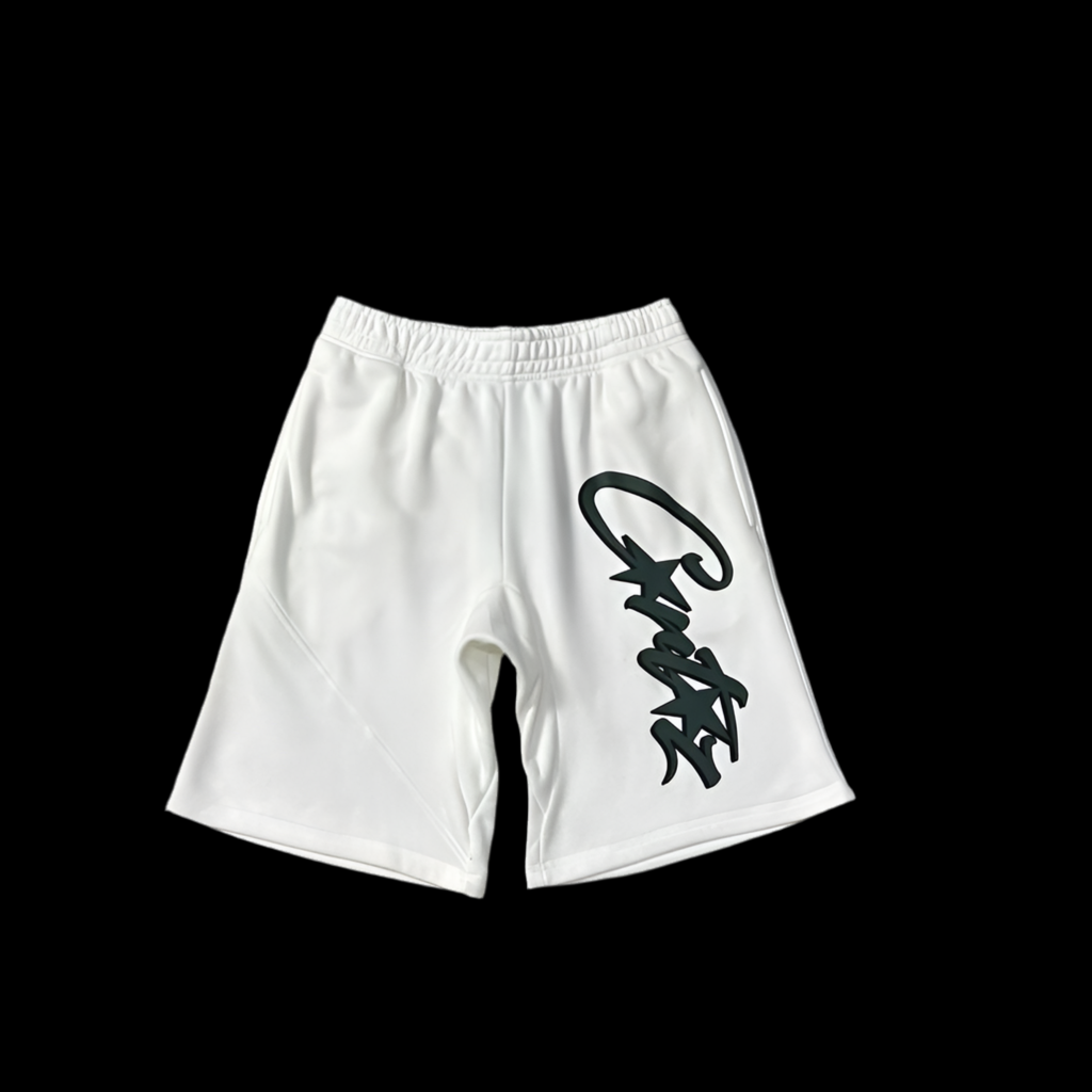 Corteiz classic Evil Island print summer street loose casual hip-hop five-inch shorts for men