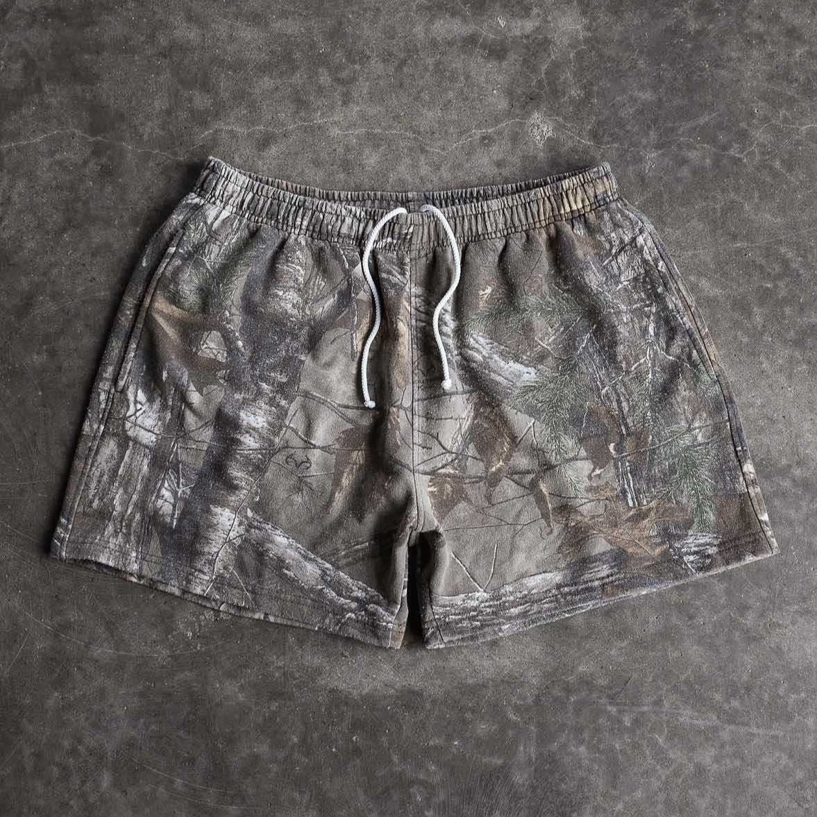 Camo Drawstring Shorts